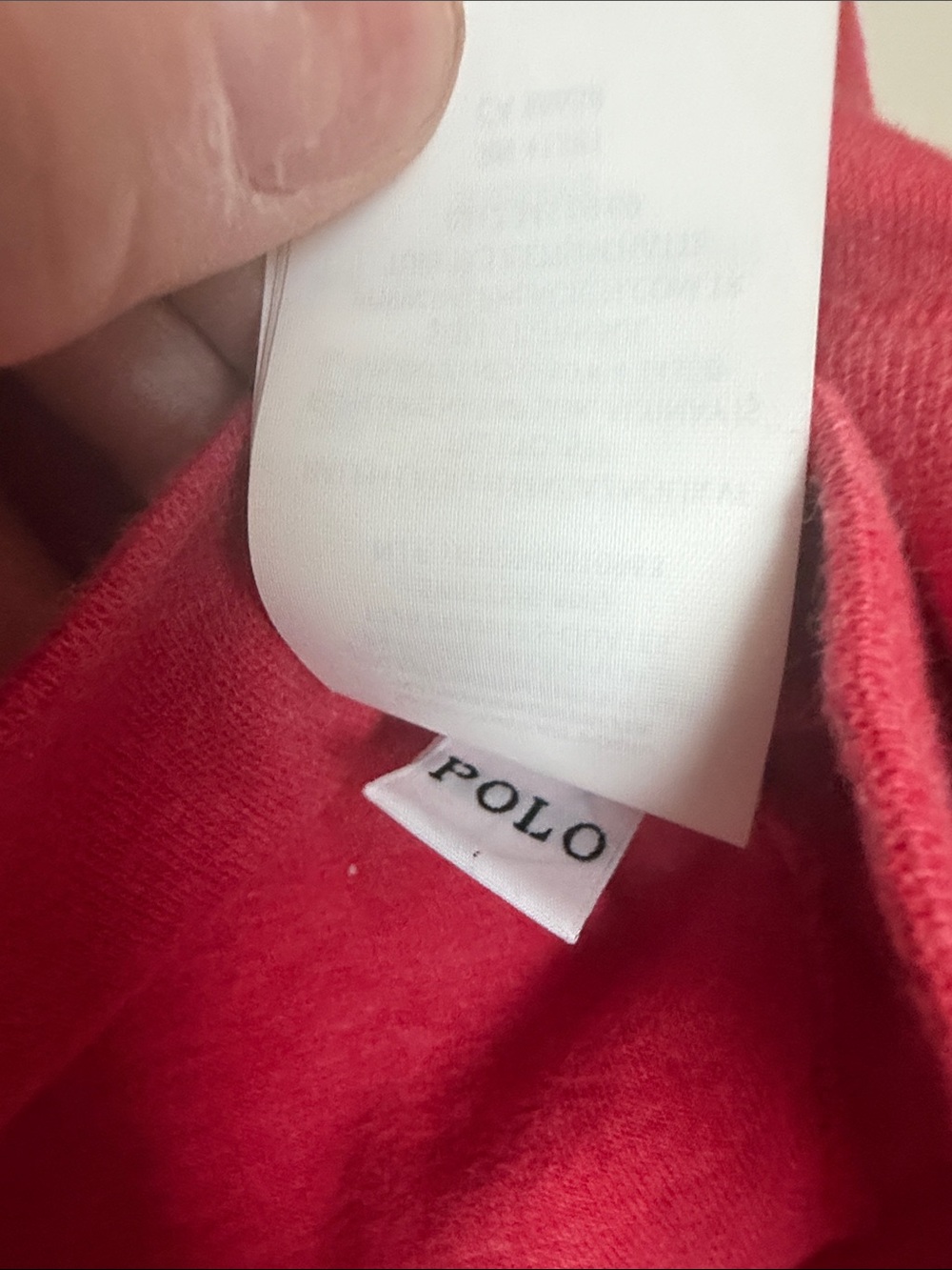Ralph Lauren Bright Red Half-Zip Sweatshirt - Picture 7 of 10